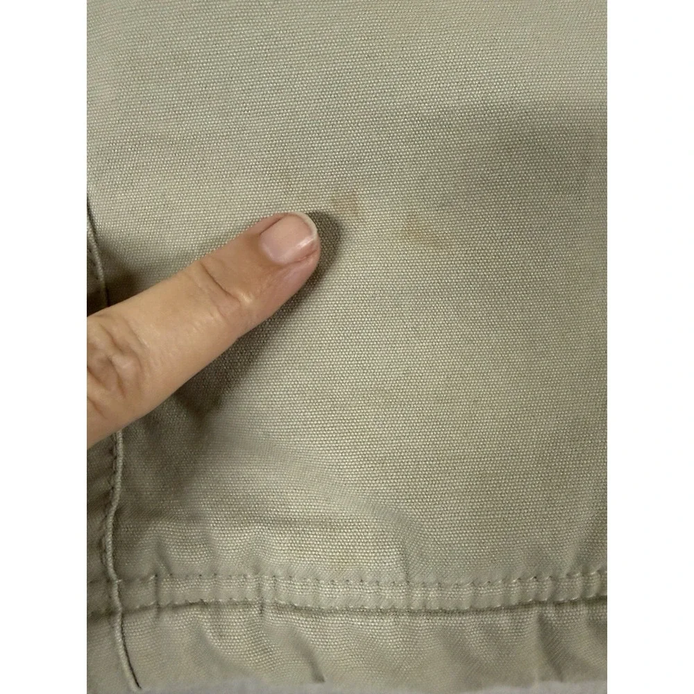 Vtg J Crew Heritage Barn Jacket Chore Wool Lined‎ Tan Size 2XL  Just Dry Cleaned